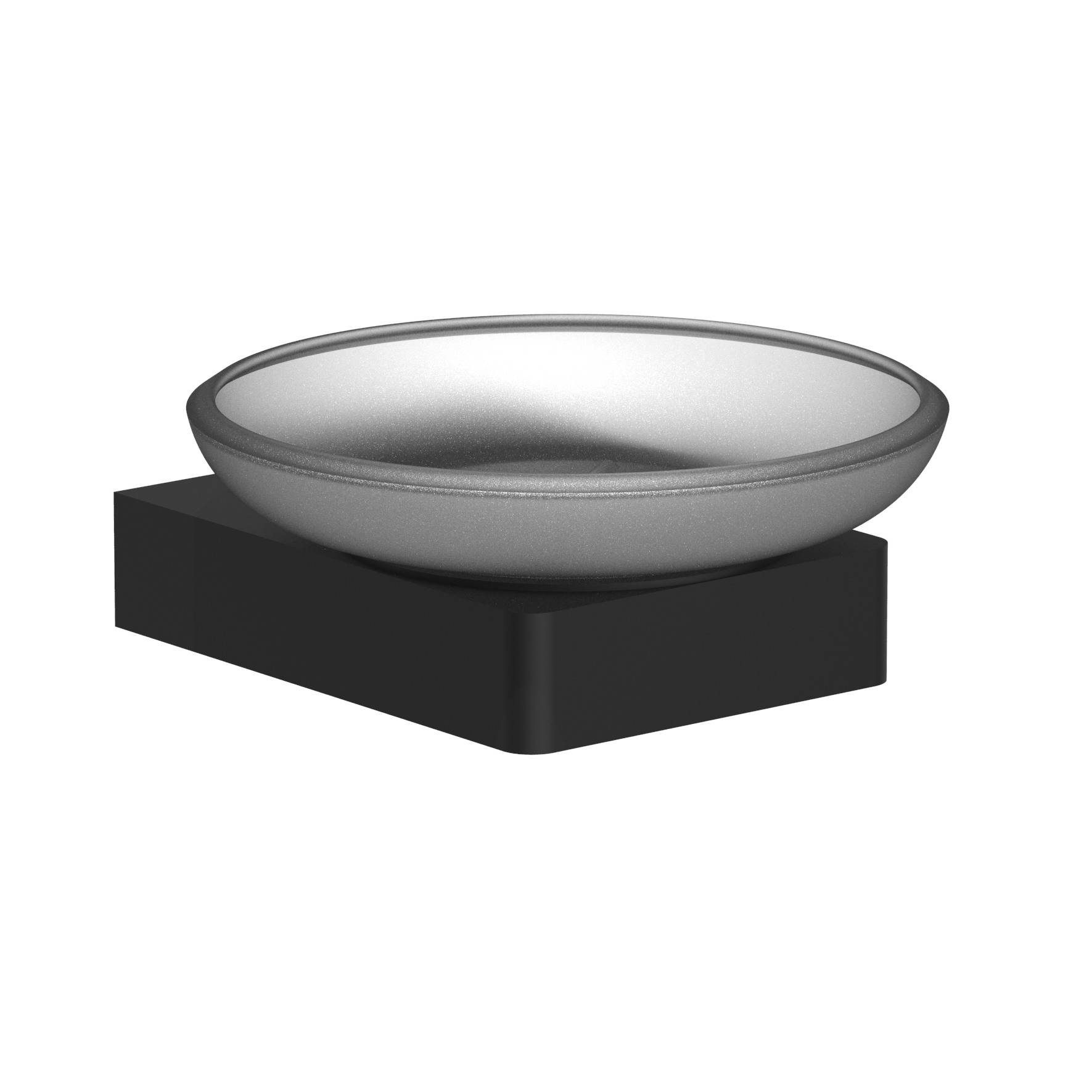 140112001s Мыльница Rita матовая черная Eca 