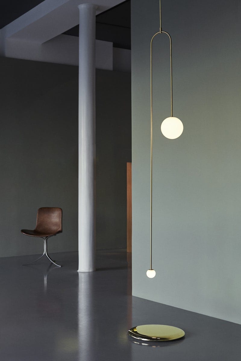Латунь ручной работы светодиодный подвесной светильник Michael Anastassiades Mobile Chandeliers ARCH-00092437 - Вид №1