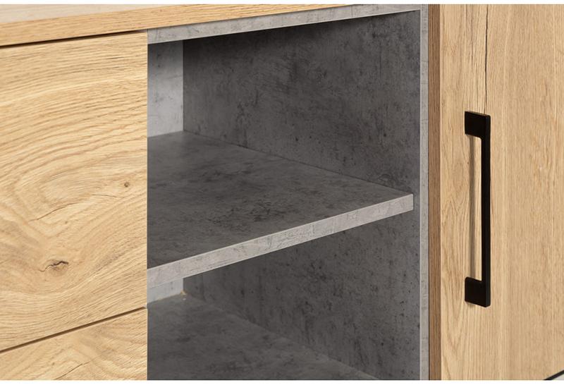 50740 Комод Loft Дуб натур 140 R-HOME 4003602h_Натур - Вид №5