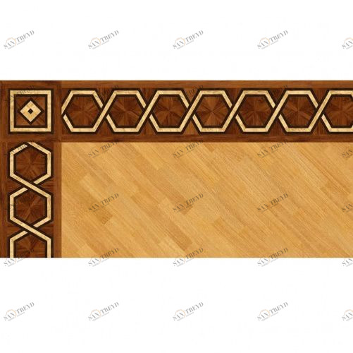 Художественный паркет Da Vinci Паркетный Бордюр 26-006 Венге () 1000х150 мм 26011006