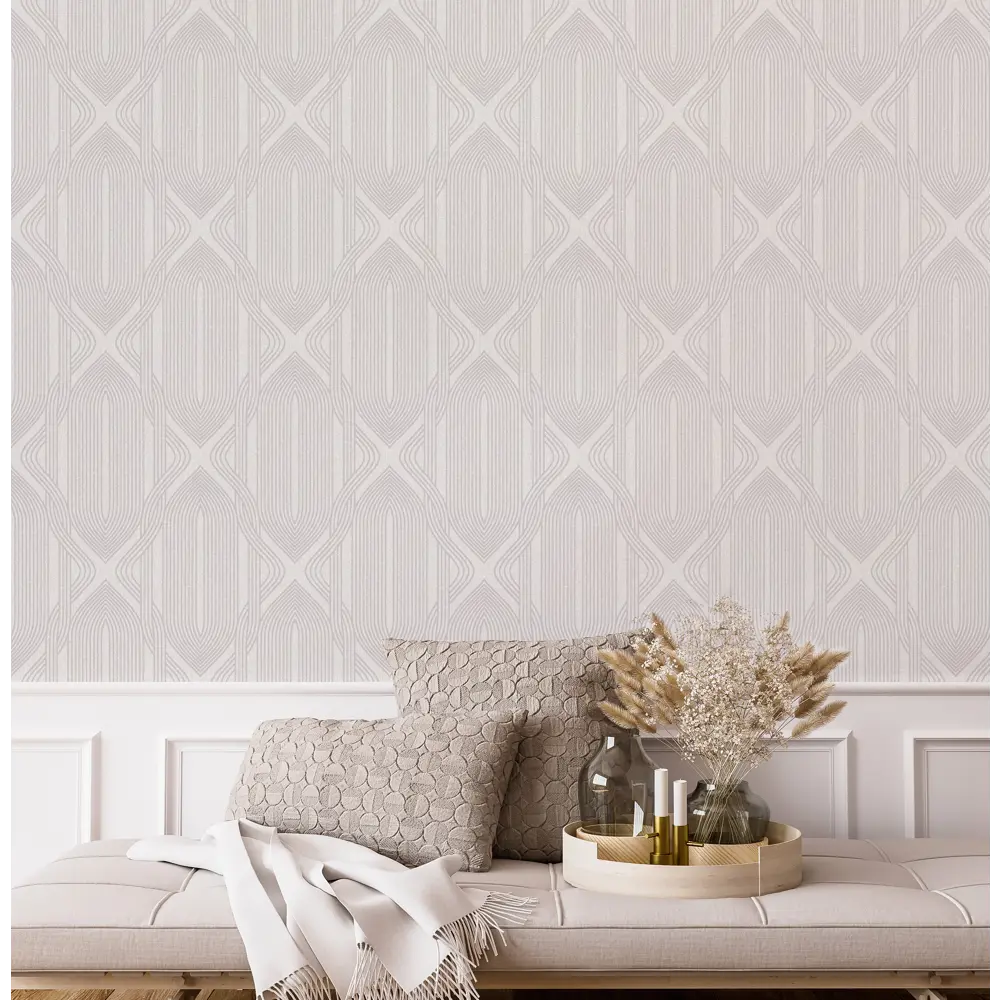 Wallsecret Bottega: флизелиновые обои бежевые под покраску 86931862 STLM-0072597 - Вид №4