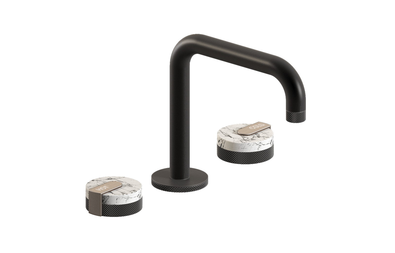 E-11511-R2MW-L1SN-GM Смеситель для умывальника на 3 отвертия GRAFF MOD+