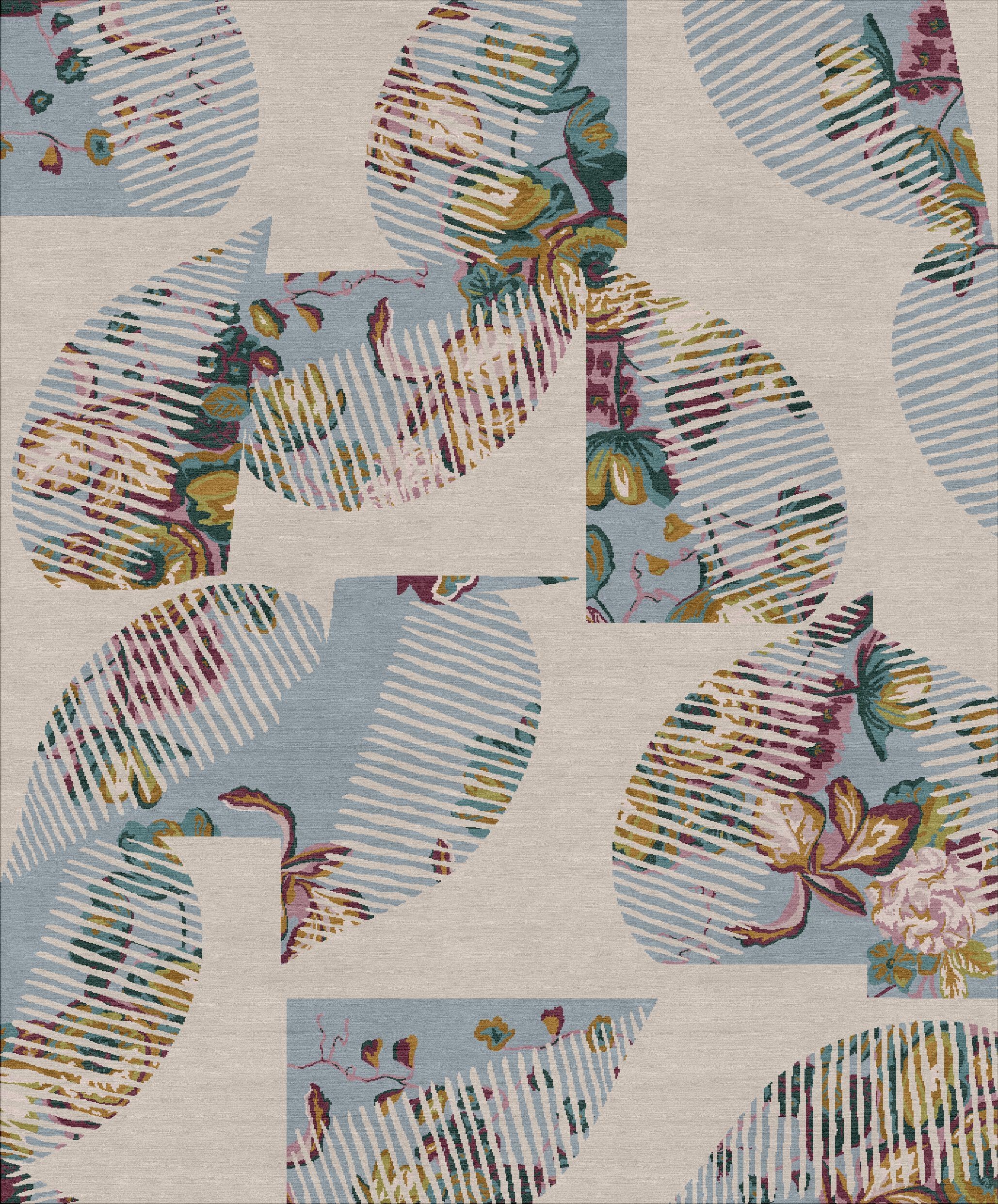 Ковер ручной работы из ткани Loloey Avenue ARCH-00037341 - Вид №1