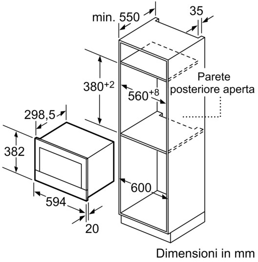 Siemens Встроенная микроволновая печь Iq700 Bf834lgb1  - Вид №6