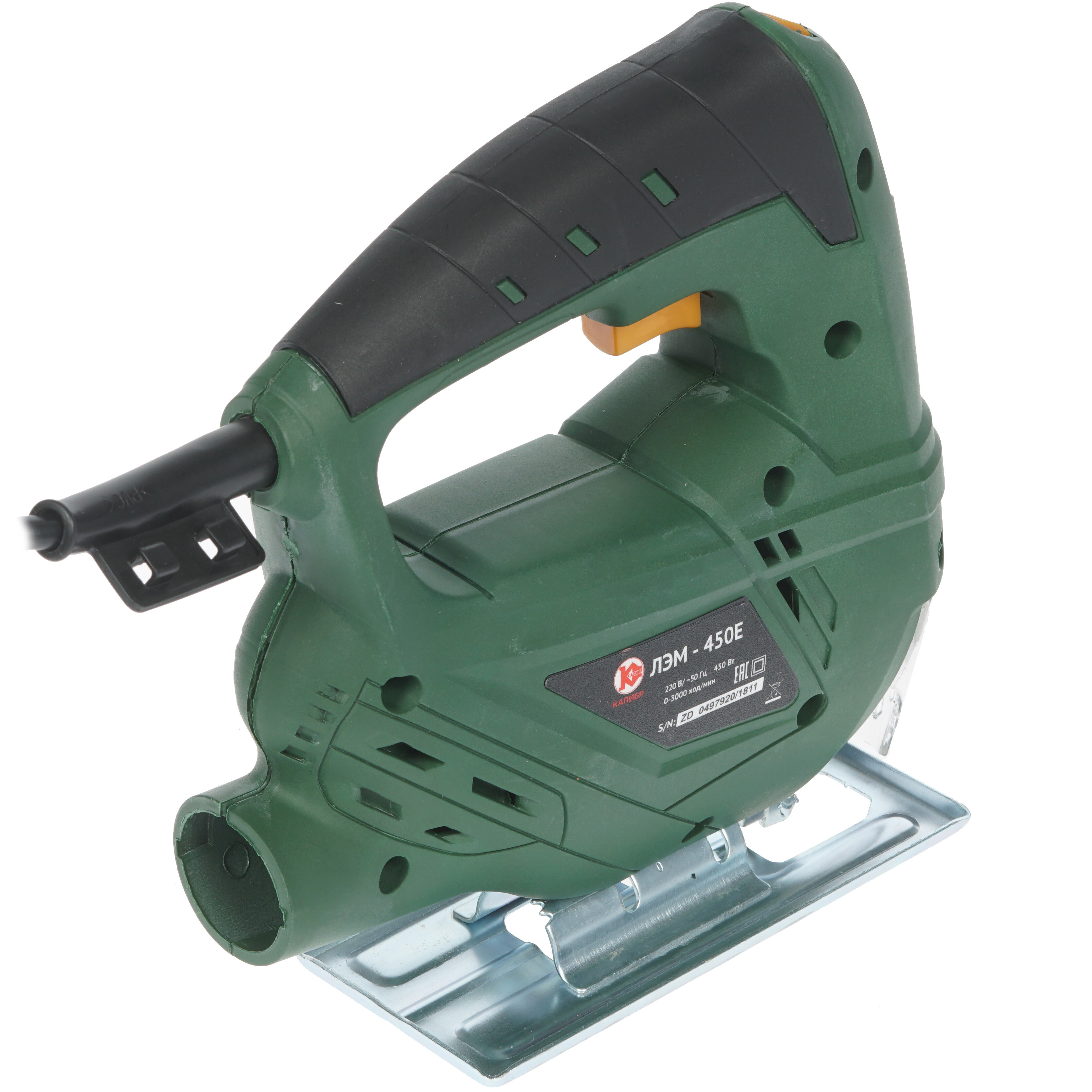 Электрический лобзик Калибр ЛЭМ-450Е 7926122 STDN-0008736 - Вид №1