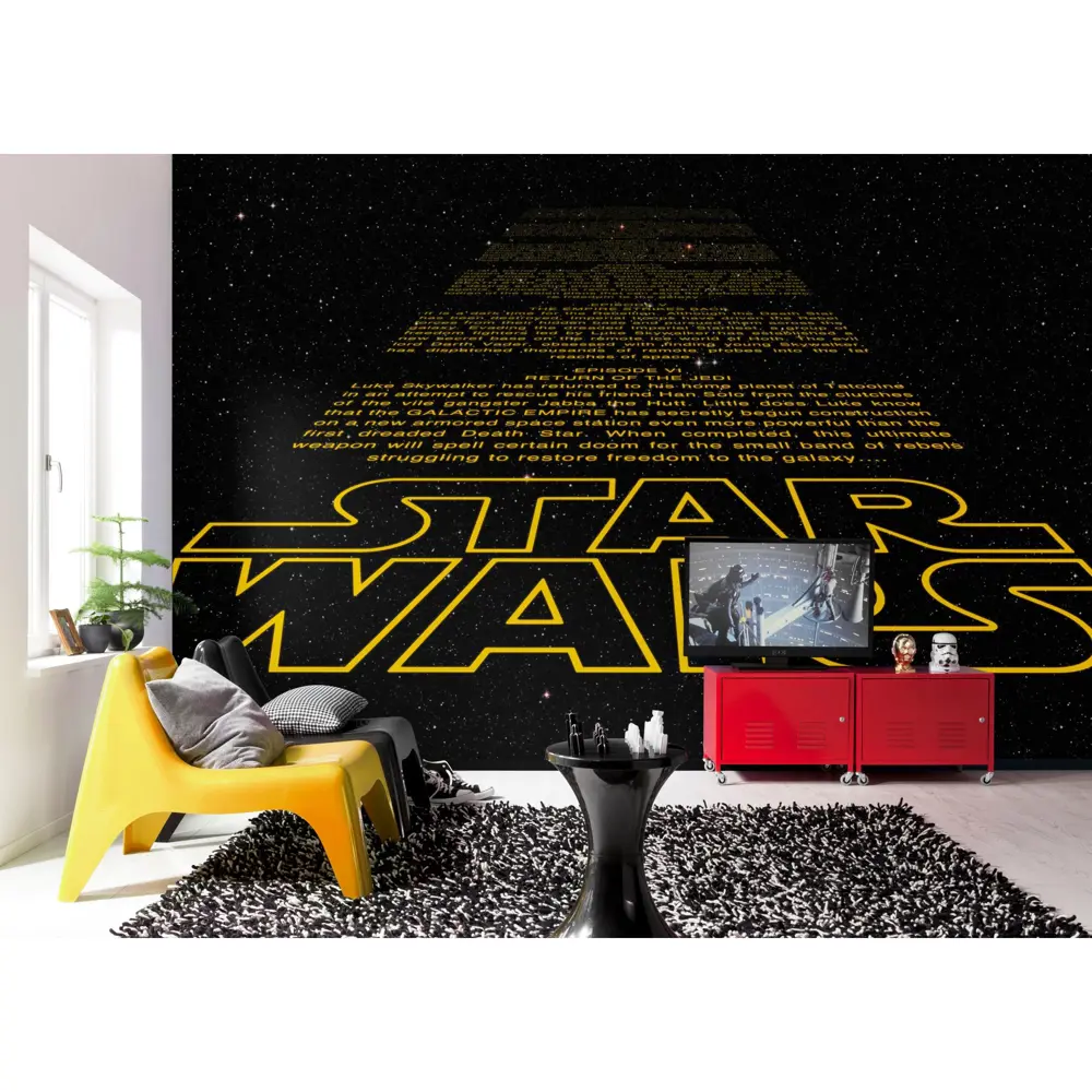 Фотопанно бумажное «Star Wars Intro» 368х254 см 17831791 STLM-2053115 Komar  - Вид №1