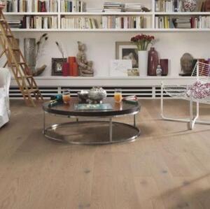 Паркетная доска Meister PS 300 Античный серый 8240 Дуб Натур с брашью (Текстурированная) 1187х142 мм.