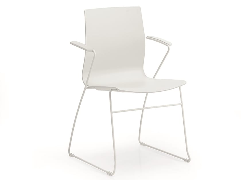 Штабелируемый стул для конференций из полипропилена Sesta Q3 ARCH-00147404