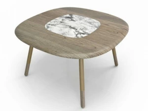 Huppé Квадратный обеденный стол из дуба и натурального камня Koval 2286m