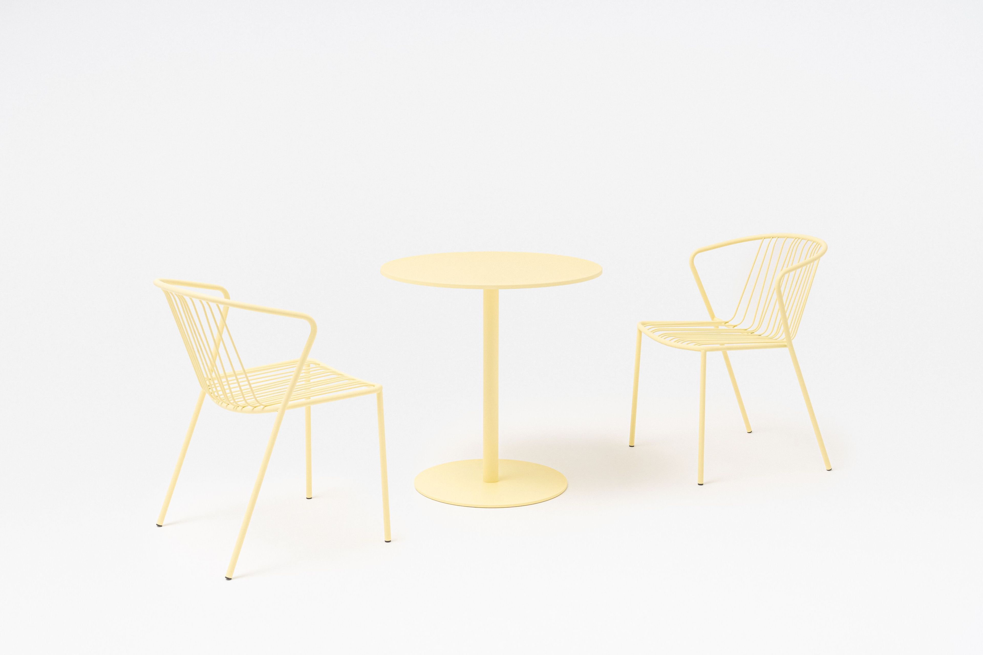 Круглый журнальный столик из оцинкованной стали MDD BOLT ARCH-00046129 - Вид №7