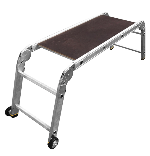 Рабочие подмости  профессиональные (съемная площадка + колёса) 2*4*2 ALUMET SMS 242