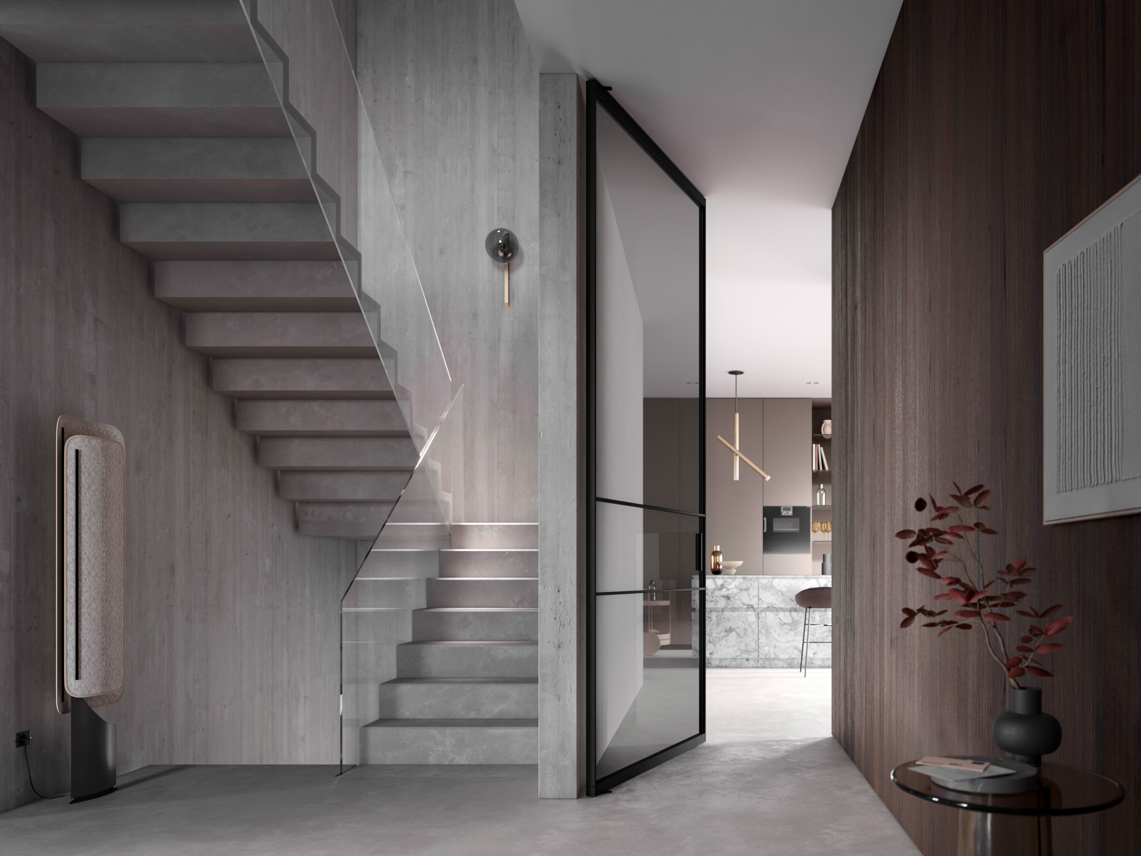 Дверь к зависанию raumplus PIVOT DOOR S1200 ARCH-00075647 - Вид №2