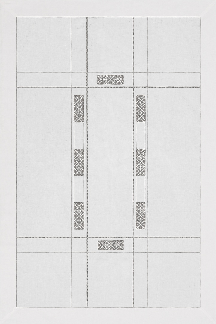 10616525 Крестецкая строчка Скатерть 220x150см Ткань 