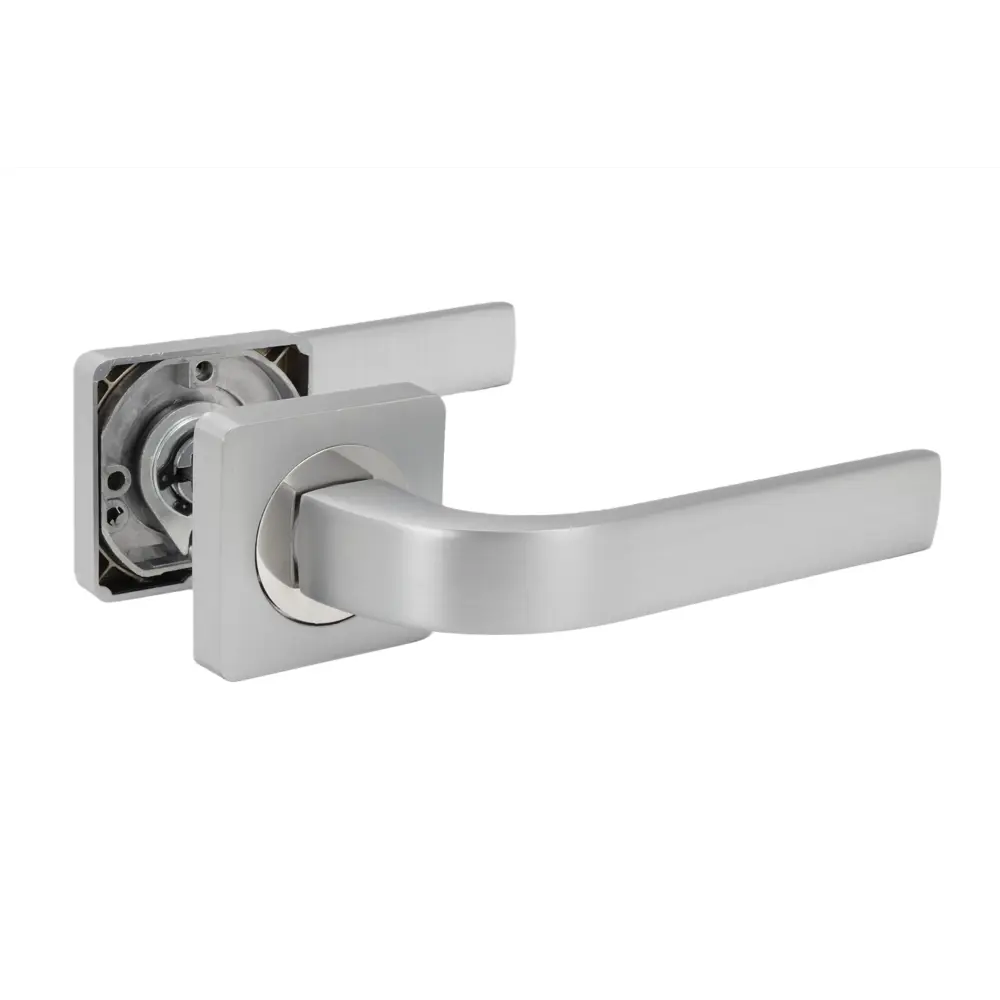 Дверная ручка на розетке Edson EDS-08-QR1 без запирания цвет хром 89456889 STLM-2183710 