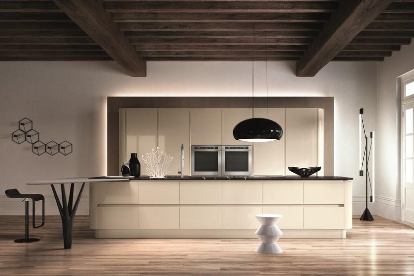 Aster Cucine Лакированная кухня с островом Domina sun-id-1371709 - Вид №6