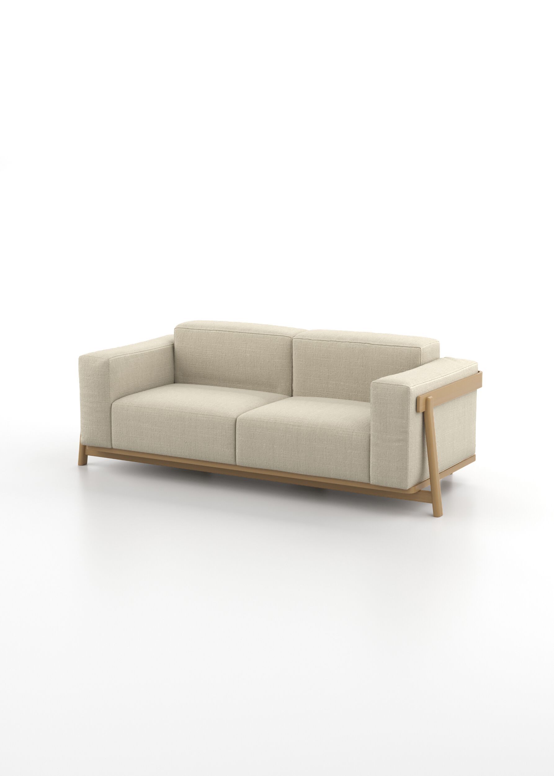 3-местный тканевый линейный диван Omelette Editions ARCH-00098068 - Вид №8