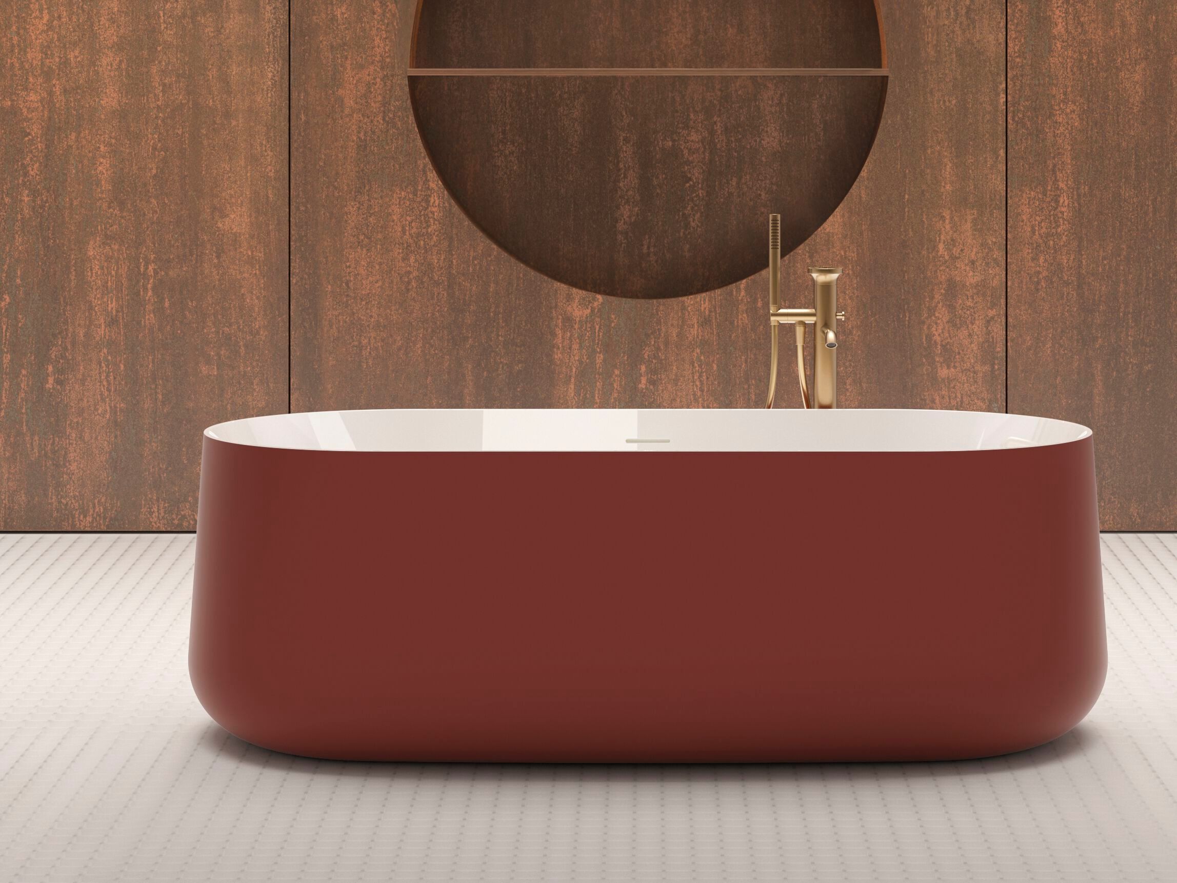 Акриловая овальная центральная ванна Gruppo Treesse мебель для ванной комнаты-отдельно стоящие ванны ARCH-00076882