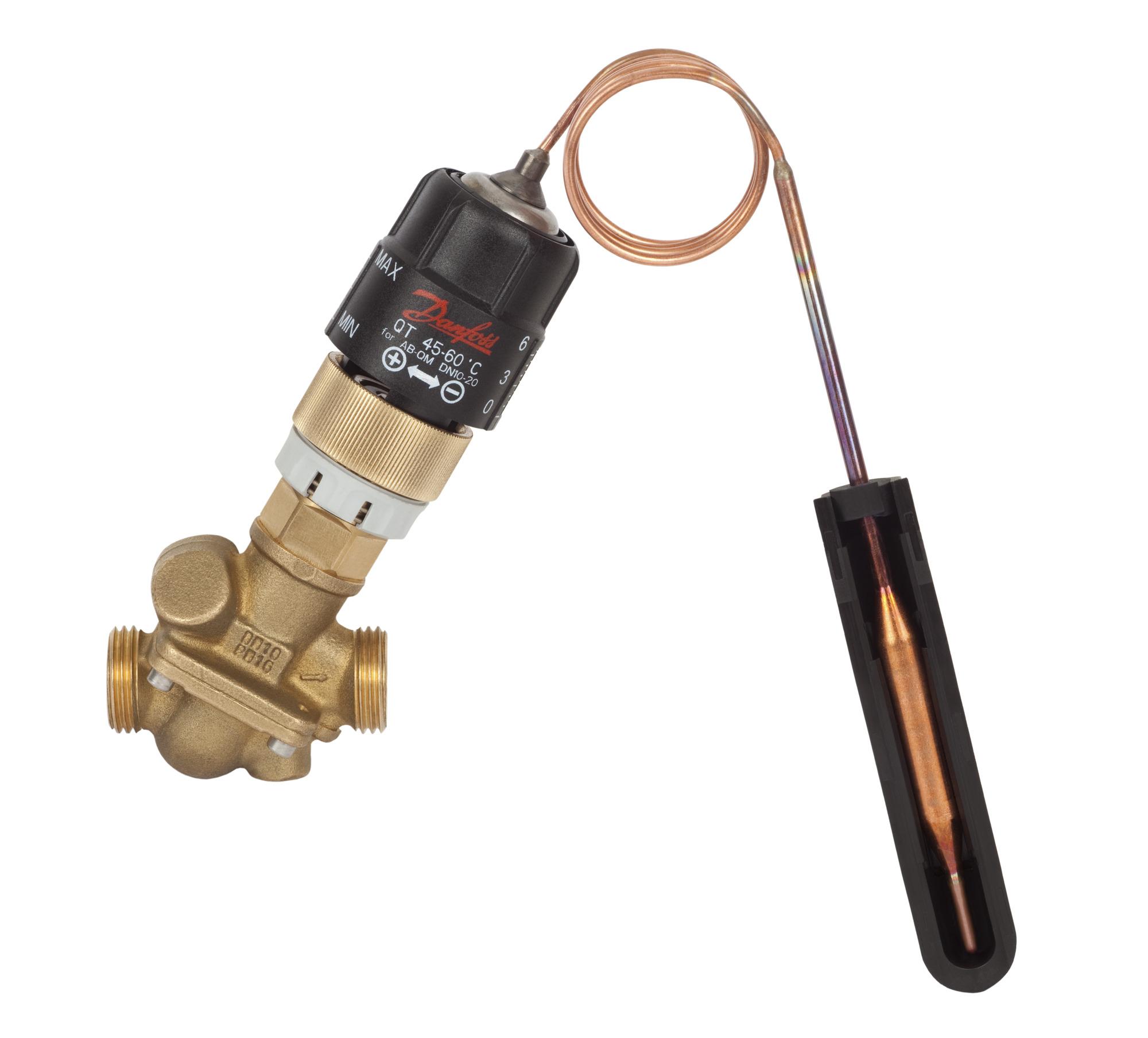 Danfoss Термостатические элементы для клапанов AQT QT термоэлемент 45-60 С, для AQT DN25-32 003Z0383  - Вид №1