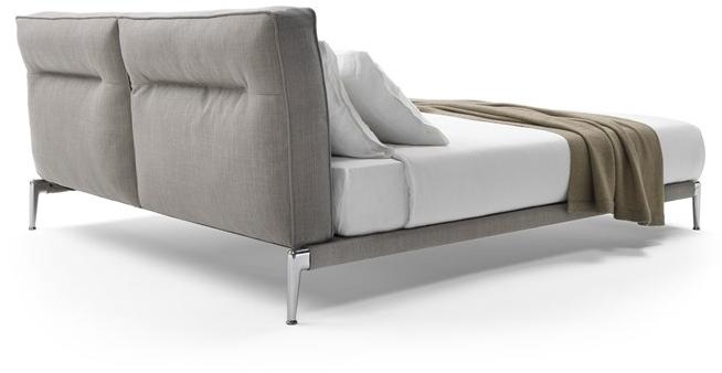 Flexform Двуспальная кровать из ткани с мягким изголовьем Adda sun-id-1481703 - Вид №5