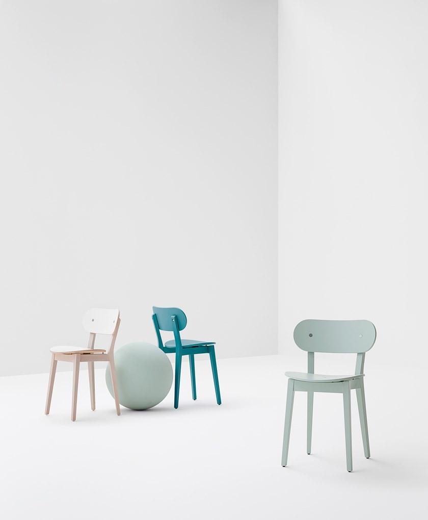 Billiani Стул из ткани и бука Gradisca sun-id-1349003 - Вид №1