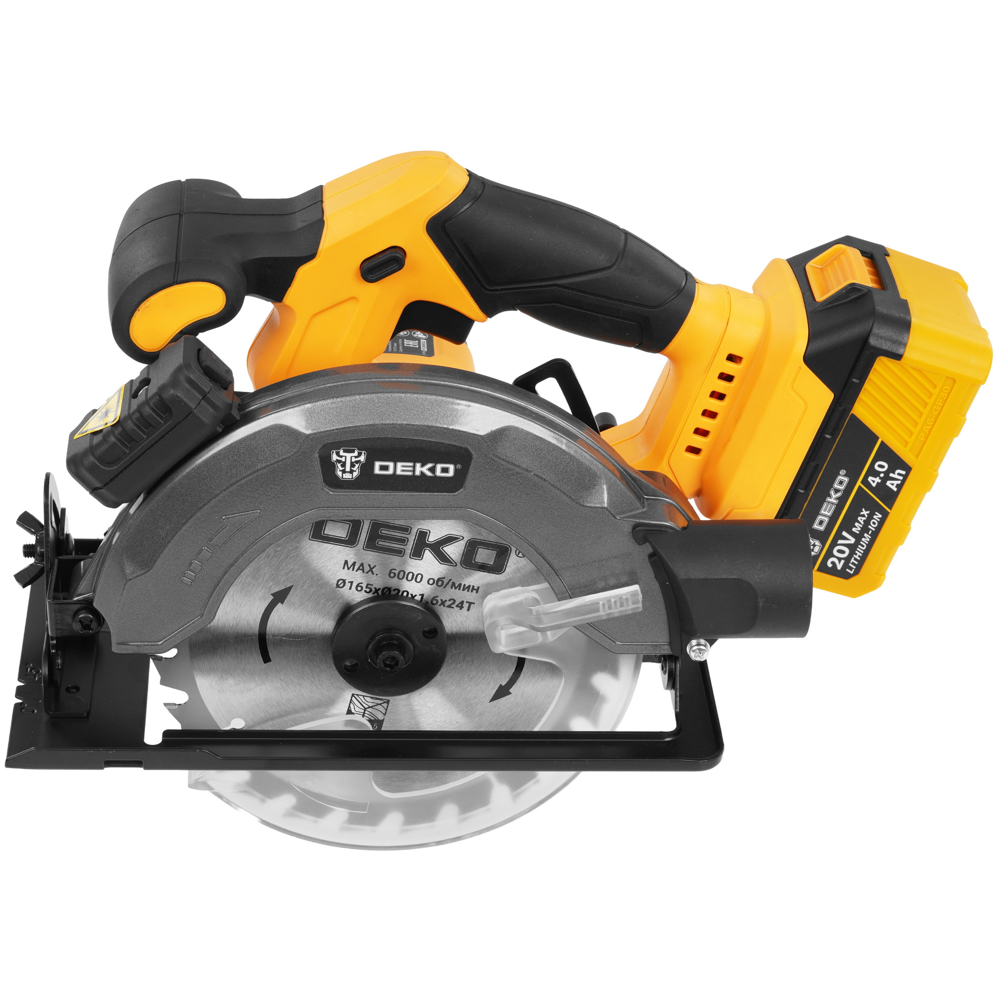 Пила дисковая DEKO DKCS20DA 5601886 STDN-0113467 - Вид №3
