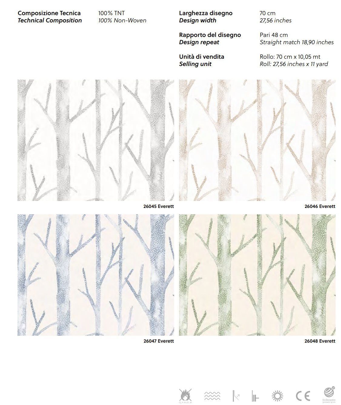 Нетканые обои с рисунком Jannelli&Volpi SCALAMANDRÉ ARCH-00089727 - Вид №2