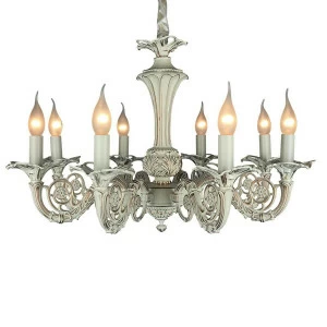 Подвесная люстра Omnilux OML-73403-08 белая OMNILUX OML-734 188157 Белый