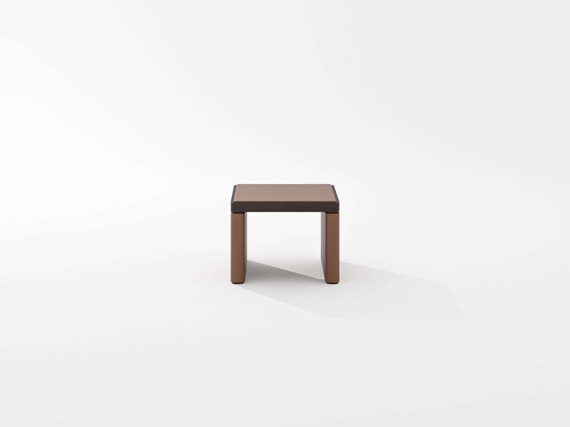 Квадратный кожаный журнальный столик PROF Flow ARCH-00043732 - Вид №6