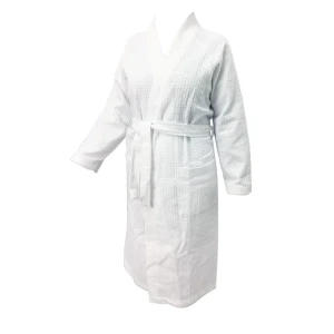 Халат вафельный Belezza без капюшона размер L-XL цвет белый