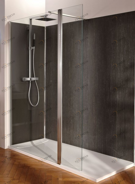 C22WP140-GA Фиксированное душевое ограждение с поворотной панелью Jacobdelafon CONTRA Santreyd