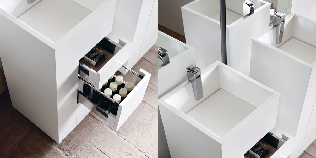 Комбинация ванной комнаты T06 в отделке Full 41 Milltek / L41 MILLDUE TOUCH TOUCH06 - Вид №2