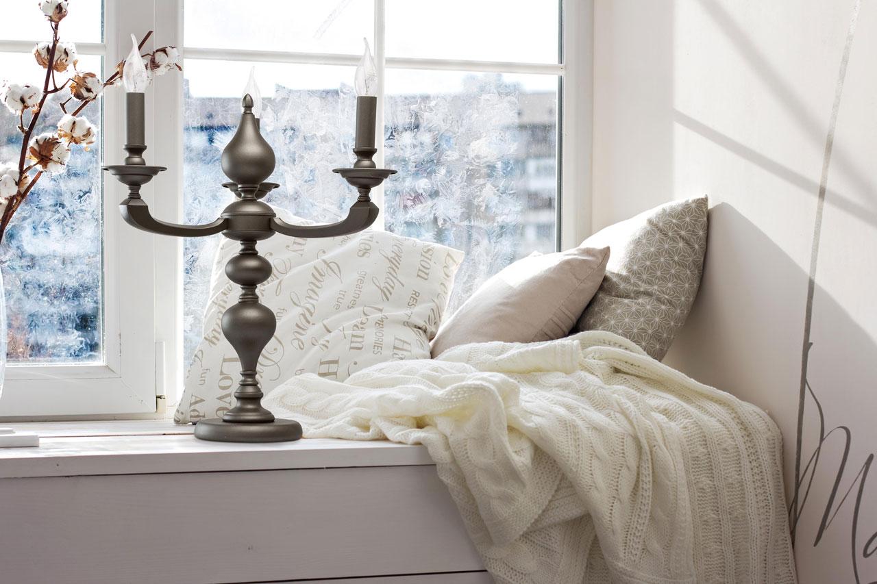 Настольная лампа MW-Light Дэль Рей 5 700031403 MW-LIGHT ПОДСВЕЧНИК, СВЕЧА 195140 Черный  - Вид №1