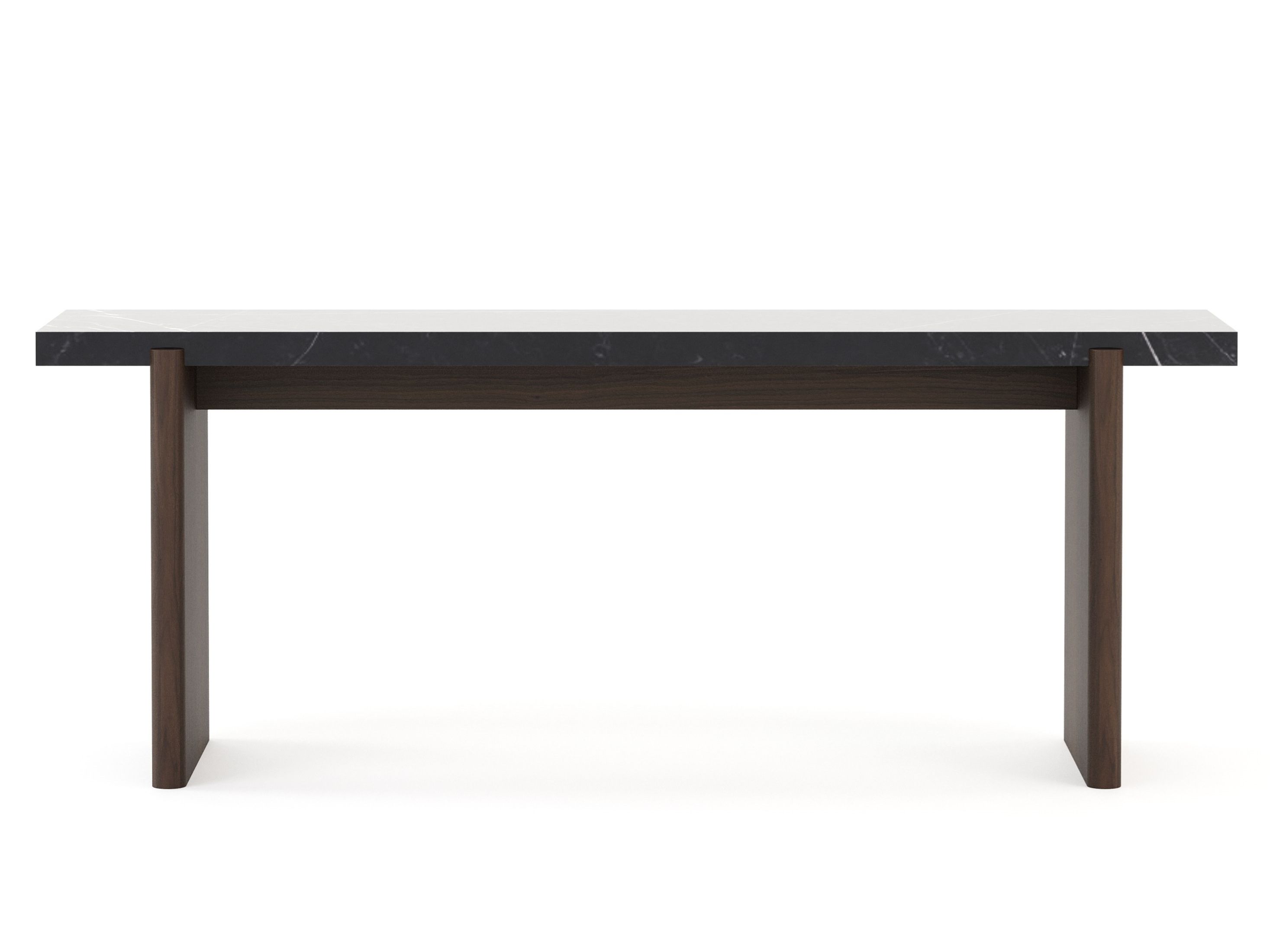 Прямоугольная консоль из грецкого ореха Stylish Club Natur ARCH-00142230 - Вид №15