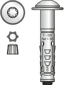 Анкер DX 08 15 085 DX08 Tecfi 15 х 8525