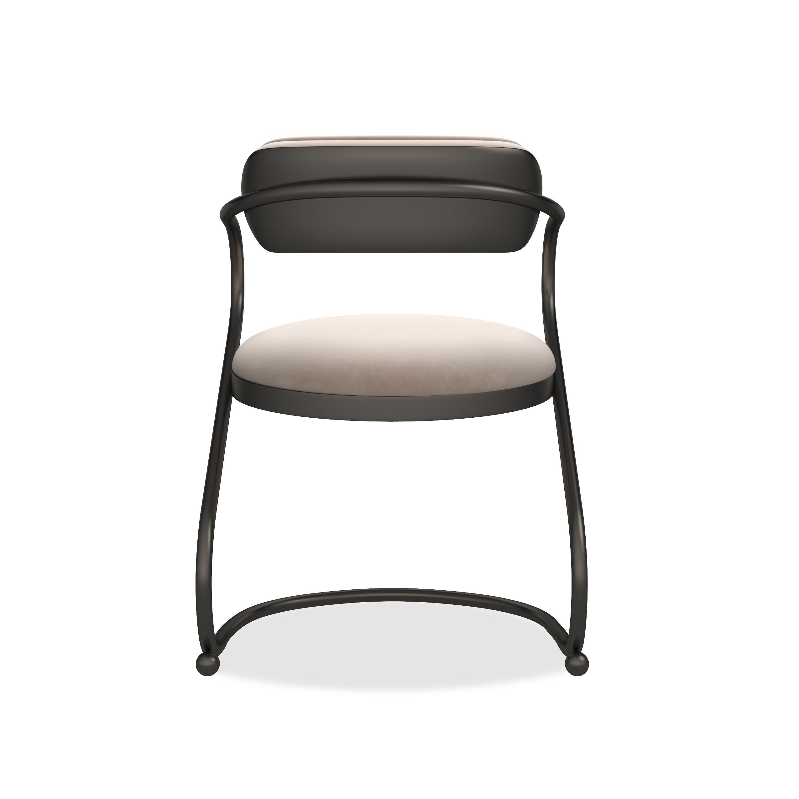 Металлический мягкий стул с открытой спинкой Caracole RETROSPECT ARCH-00103766 - Вид №10