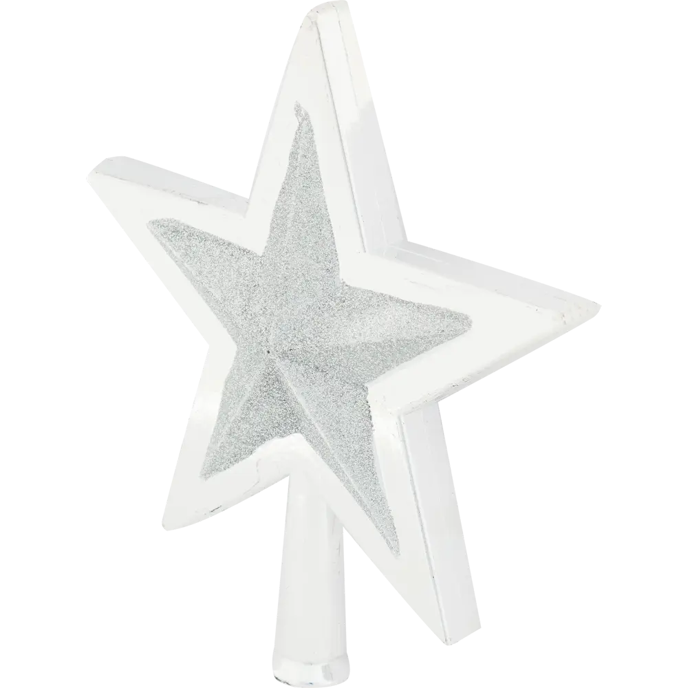 Верхушка для ёлки «Звезда», 25.5 см, цвет серебро Santreyd STLM-2102364
