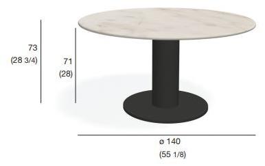 RODA Круглый садовый стол Platter sun-id-1459392 - Вид №4