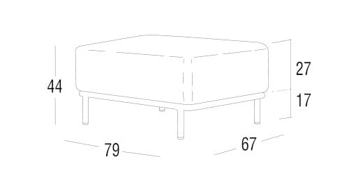 Модульный пуф Roberti Queen ARCH-00001218