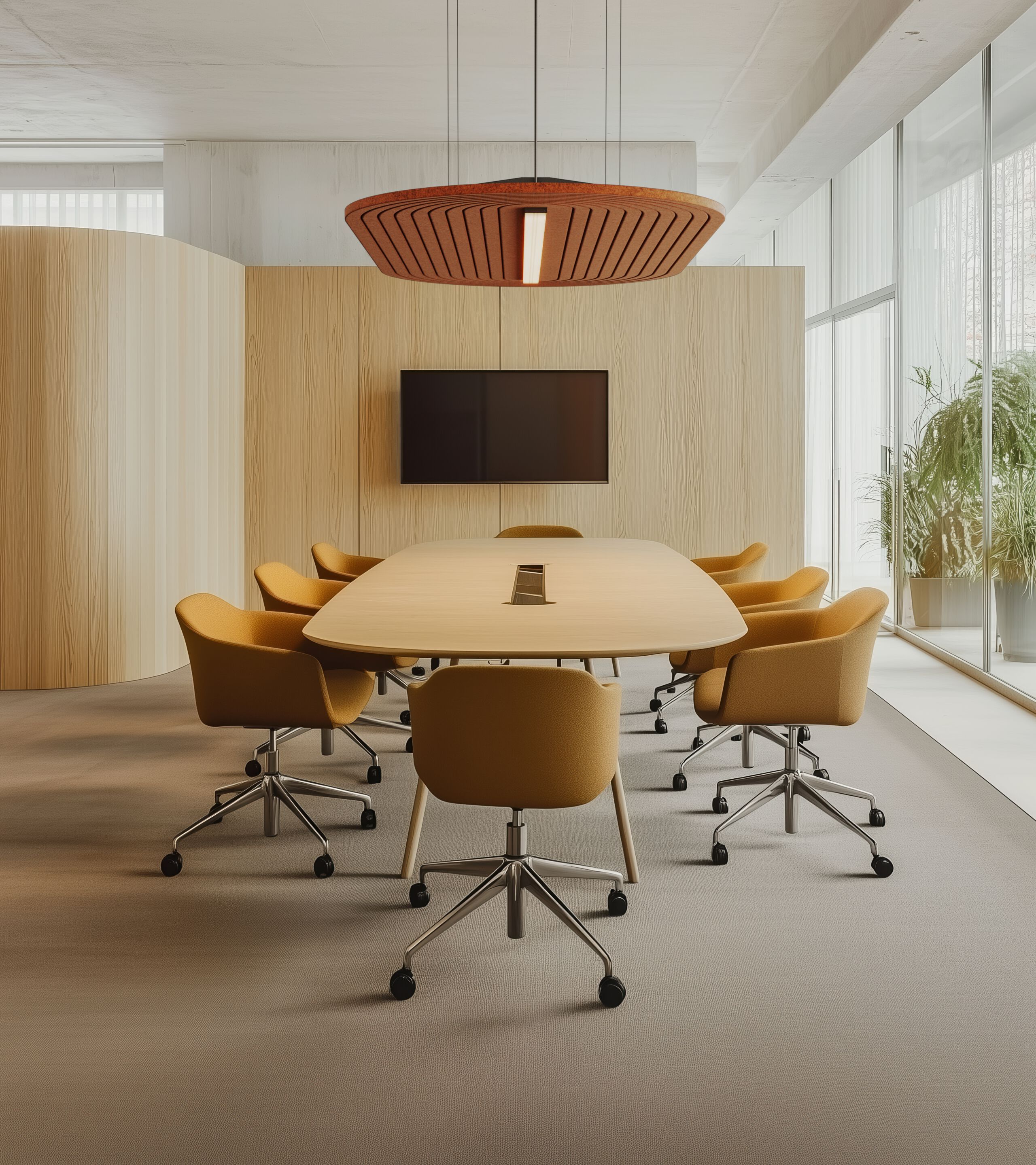 Светодиодный акустический подвесной светильник PROLICHT SERENII ROUND ARCH-00135794 - Вид №1