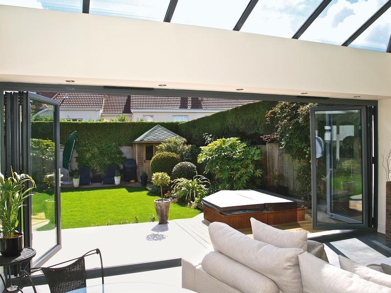 ALUK Group Складная дверь в патио с термическим разделением из алюминия sun-id-1459716 - Вид №3