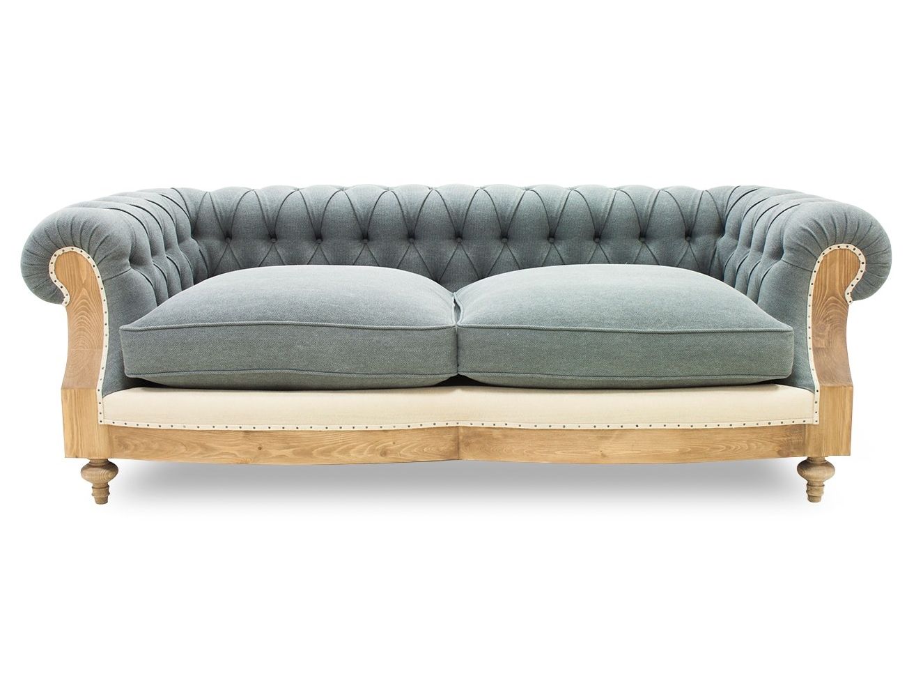 3-местный джутовый диван capitonné CREARTE COLLECTIONS Chesterfield Big Ben Essence ARCH-00005804