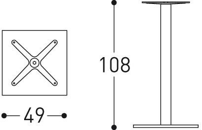 Varaschin База для столов Tight 3785 - Вид №5