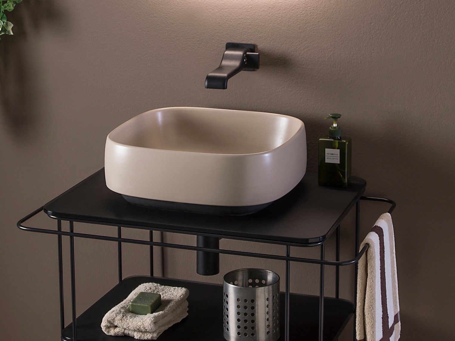 Керамическая квадратная столешница или подвесная раковина Ceramica Flaminia флаг ARCH-00028859 - Вид №1