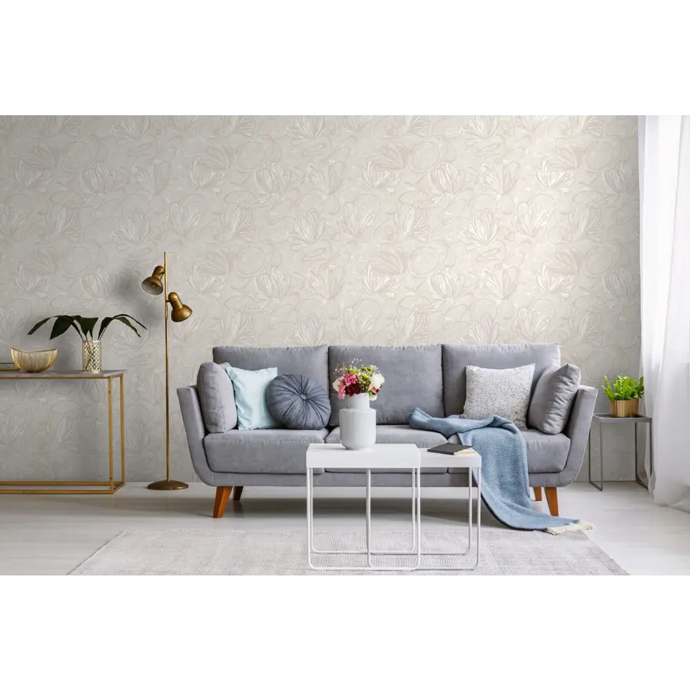 Обои флизелиновые Startdeco Малибу бежевые 1.06 м м МП989901 STLM-2061708 - Вид №2