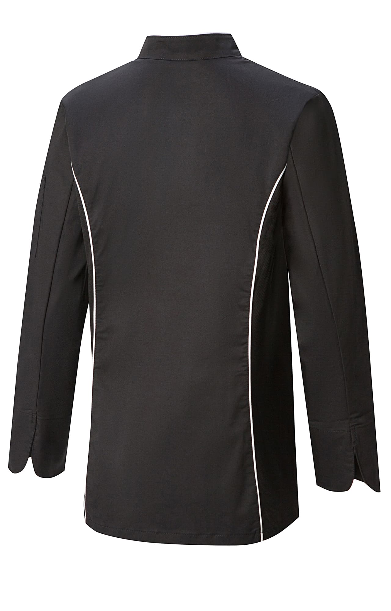 67683 Китель поварской женский цвет black (черный) RICON  Одежда для поваров  размер 48 (L)  - Вид №2