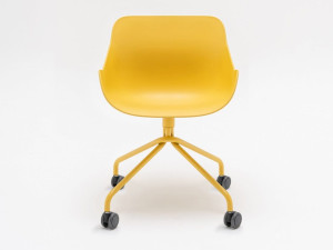 Полипропиленовое вращающееся кресло с колесами