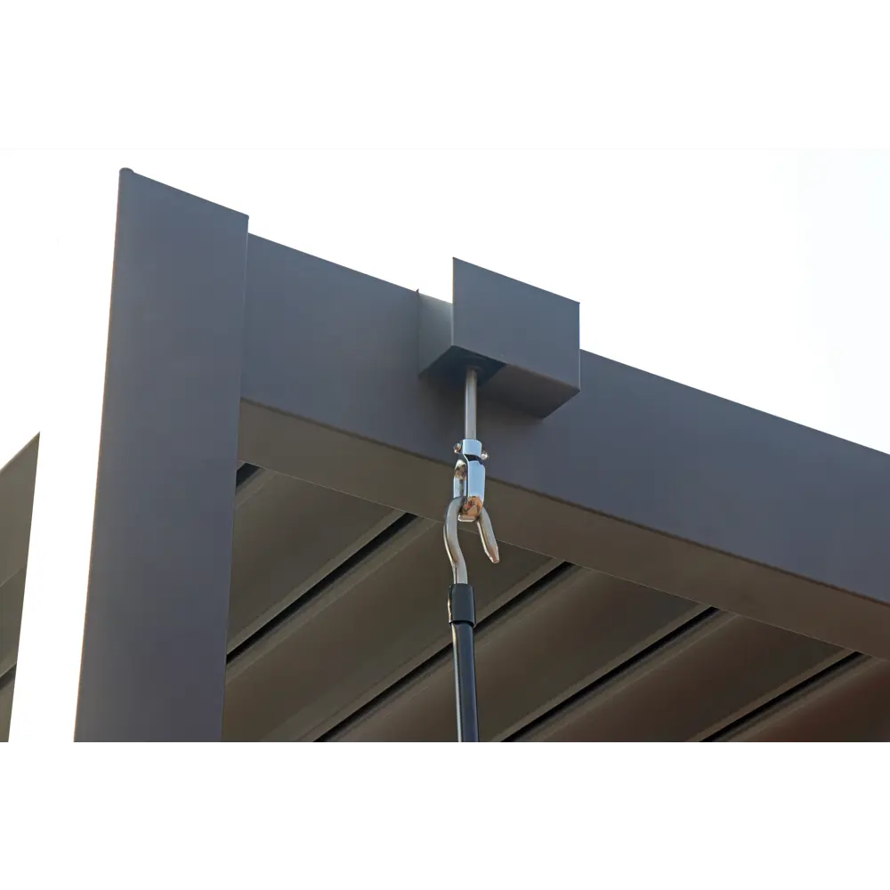 Пергола 3x3x2.5 м темно-серый Santreyd BIOCLIMATIC-S STLM-2187917 - Вид №3