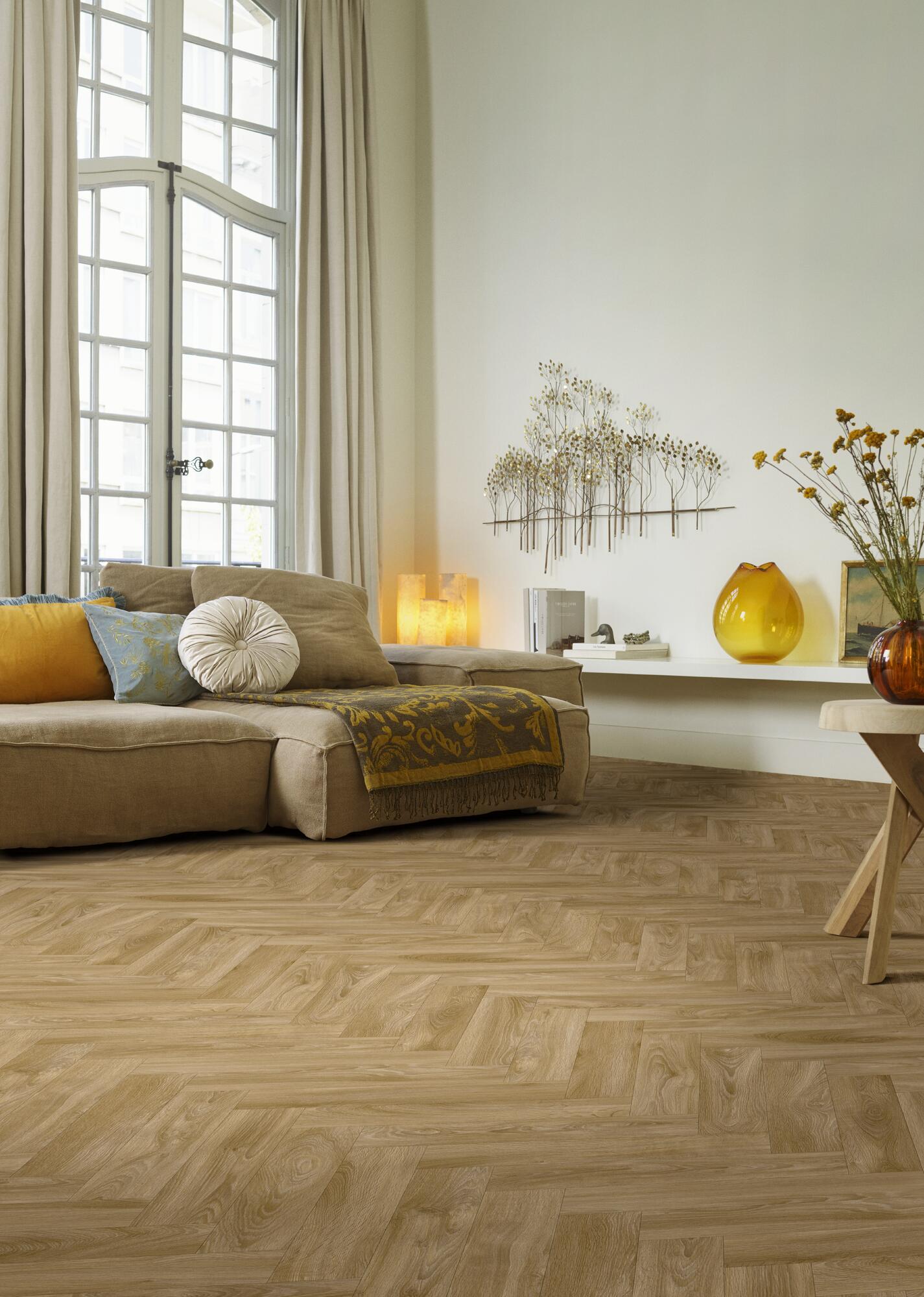 Нескользящий виниловый пол с эффектом дерева BEAUFLOR Tex-style ARCH-00098786 - Вид №2