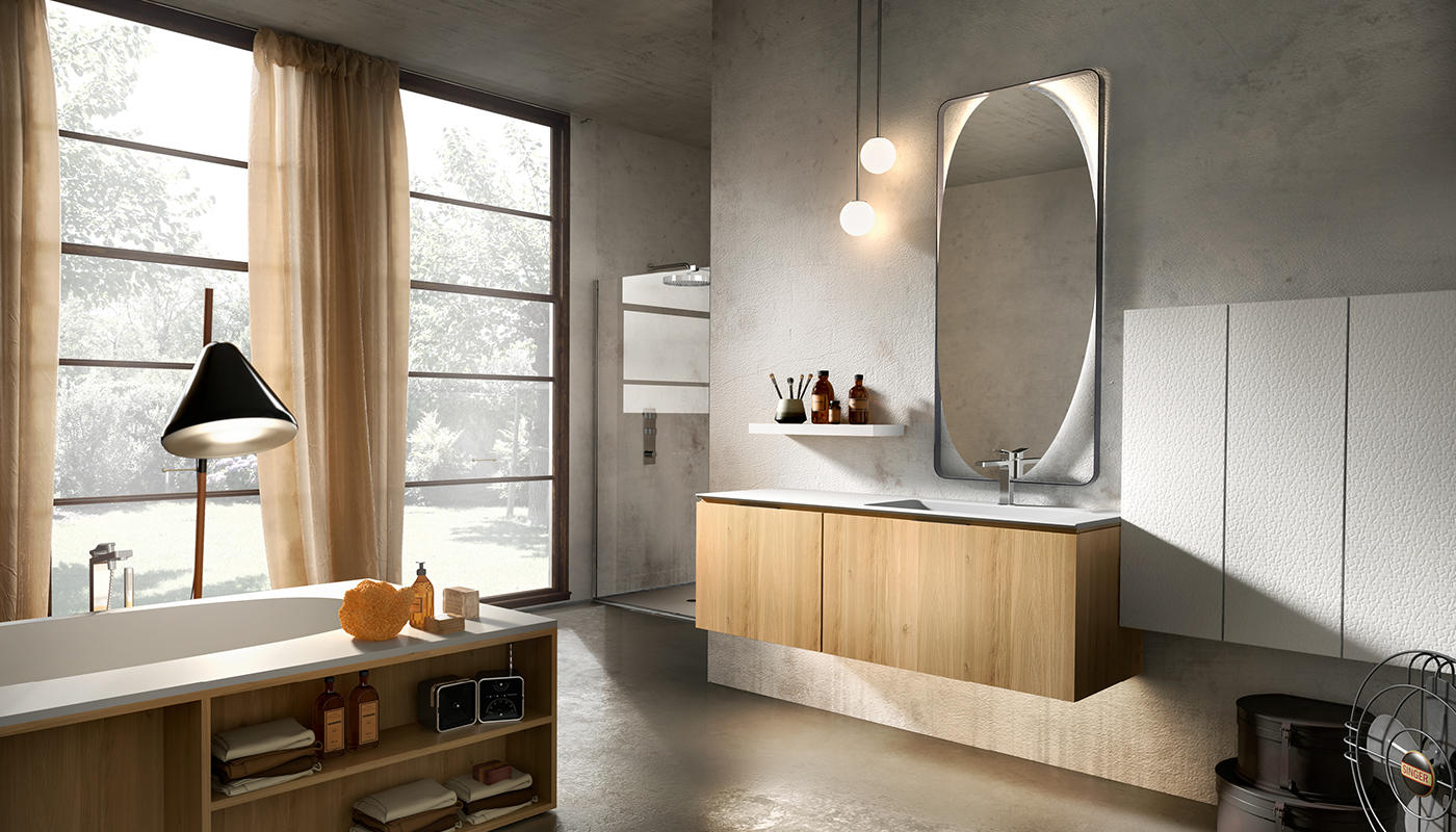 ED-ST29 Edone Встраиваемая раковина Venere ВСТРОЕННЫЙ БАК Интегрированная верхняя часть ванны Venere с отделкой Laminam  - Вид №1