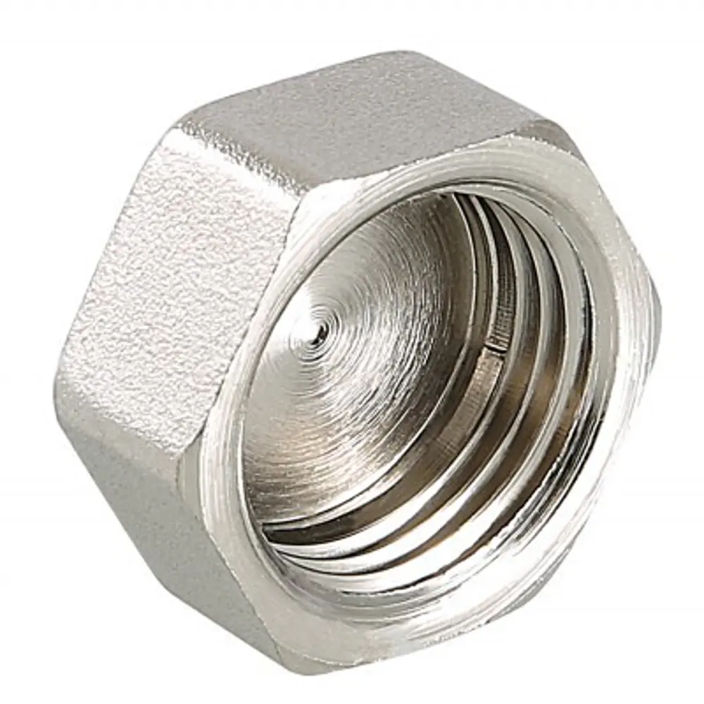 Заглушка Valtec 1 1/2" ВР мм никелированная латунь S59010008 82575765 STLM-2139111  - Вид №1